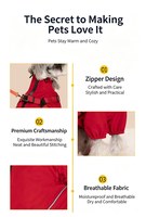 Veste pour animaux de compagnie haut de gamme OEM ODM, multicolores, harnais pour chien d'extérieur, manteau respirant et imperméable, veste à quatre pattes pour la randonnée et la promenade