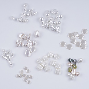 Cuentas de Concha Barrocas de Alto Brillo, Cuentas Sueltas Naturales de Múltiples Estilos con Orificios Pasantes - Product Image 1