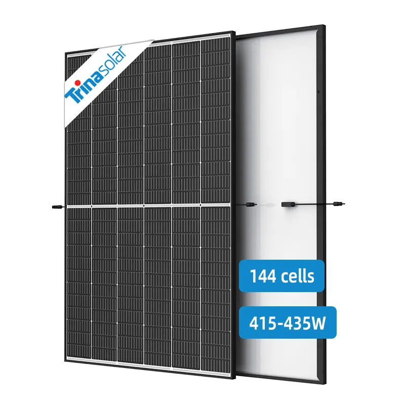 Vertex S-dual Glass PV Modul Panel Surya, Cell Trina, 410W, 400W, 415W, 420W, 425W