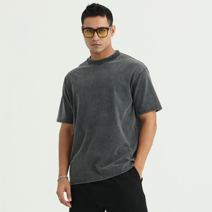 Camiseta de algodón de alta calidad en oferta, varios colores, venta al por mayor, fabricante de camisetas con logotipo personalizado, camisetas oversize de algodón para hombre - Product Image 6