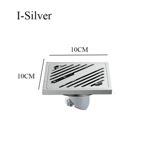 Custom Stainless Steel Modern Simple Brushed Square Hidden Tile-Embedded Odor-Proof Standard Size Floor Drain - Product Image 6