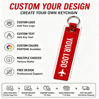Etiqueta de tela personalizada para equipaje de vuelo, de doble cara, con logotipo bordado, servicio integral, venta al por mayor del fabricante