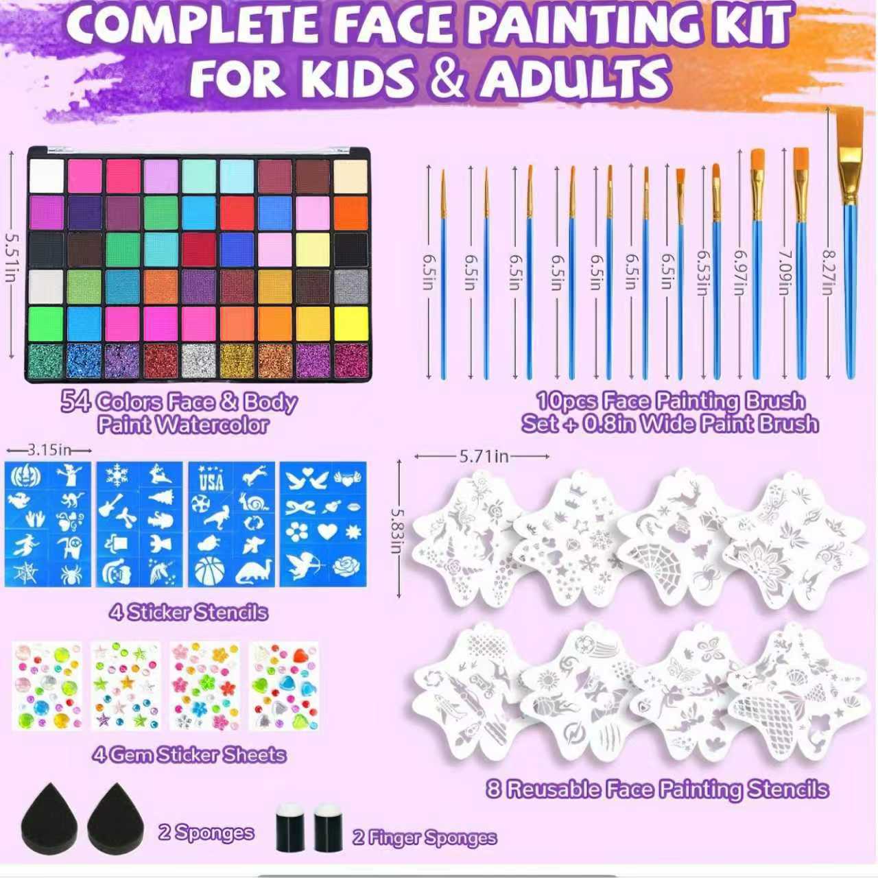 Ensemble modèle m 54 couleurs