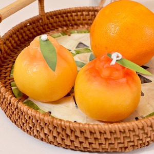 Mum yapımı mum kalıpları için toptan 3D şekil turuncu silikon kalıp - Product Image 2