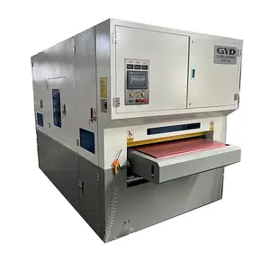 GYD metal stainless steel sheet sanding machine water type abrasive Polishing Deburring Machine