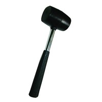 Maillet en caoutchouc blanc avec manche en bois, poignée striée, antichoc, micro-billes, pour pose de plancher, lames de lit, bricolage, OEM, direct usine