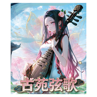 Vente en gros Lingdong Demoned TCG Slayers Goddess Cute Sexy Enamel Metal Vol.1, Cartes de collection de jeu de société d'anime japonais