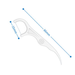 Choix de fil dentaire de qualité supérieure pour le nettoyage des dents de haute qualité-Bâtons de fil dentaire emballés individuellement avec boîte distributrice portable - Product Image 3