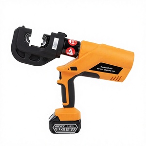 Pince à sertir électrique <span class=keywords><strong>hydraulique</strong></span> sans fil EZ-400 Cu50-400mm2 pour connecteurs en cuivre - Product Image 1