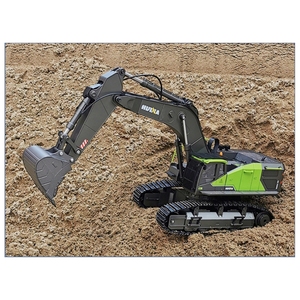 <span class=keywords><strong>Huina</strong></span> <span class=keywords><strong>1593</strong></span> 2.4Ghz 1/14 Échelle 22 Canaux Alliage Télécommande Pelle Passe-Temps RC Camion Jouets pour Enfants - Product Image 3