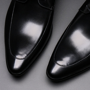 Chaussures habillées pour hommes, prix de gros personnalisé, chaussures de mariage élégantes et luxueuses, style italien, Oxford, augmentant la taille - Product Image 5