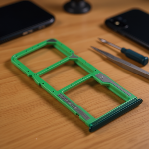 Bandeja para tarjetas SIM y Micro SD para Xiaomi Redmi Note 10 Verde - Product Image 3