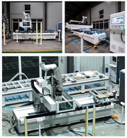 Routeur CNC 5 axes multifonctionnel entièrement automatique PTP avec broche ATC pour le travail du bois, idéal pour le MDF, le contreplaqué et les armoires - Prix bas
