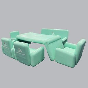 2023 Nieuwe Custom Outdoor Camping Drop Stitch Opblaasbare Meubels Water Opblaasbare Aero Tafel Classic Air Single Sofa Aero Stoel - Product Image 4