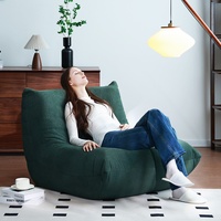 Sillones Puff Gigantes de Fábrica OEM, Sofá Puff de Espuma Viscoelástica ODM, Sofá Esquinero Perezoso Comprimido para Adultos
