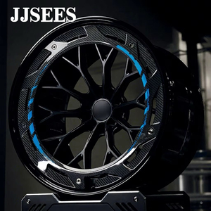 Rines JJS Personalizados de Fibra de Carbono para Autos, 5x120 5x112 5x114.3, 17 18 19 20 21 22 Pulgadas, Diseño Cóncavo para Autos de Lujo - Product Image 1