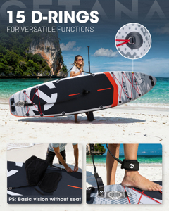 Nouveau produit 2026 : Planche de paddle gonflable 11'6"*35"*6" avec une capacité de 450 lb et accessoires de qualité supérieure - Product Image 6