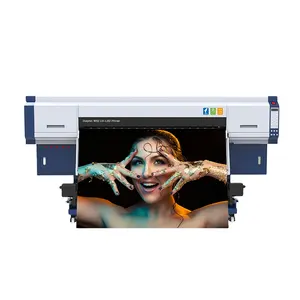 Machine d'impression numérique UV Hosonsoft BYHX pour PVC/papier peint imprimante UV HP stock approvisionnement direct