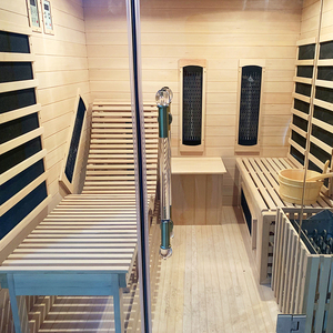De lujo de la <span class=keywords><strong>cicuta</strong></span> casa vapor seco gay sauna de baño de madera de la habitación - Product Image 6