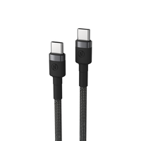 Câble USB C Type C 1m 2m Cordon de charge rapide pour appareils IOS Compatible pour Xiaomi pour Samsung pour Huawei Macbook Pro iPad Fil Nyl