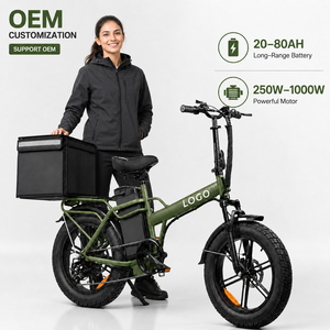 จักรยานบรรทุกไฟฟ้า 750W สำหรับส่งอาหาร แบตเตอรี่ความจุขนาดใหญ่ 48V 32Ah ระยะทางวิ่ง 128 กม. - Product Image 1