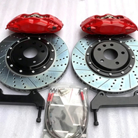 Kit d'étriers de frein sport à 4 pistons compatible avec Mercedes Benz W203 W204 W117 W219 W211 BMW F20 F22 E46 E90 E84 Z4 Audi S3 A4L A1