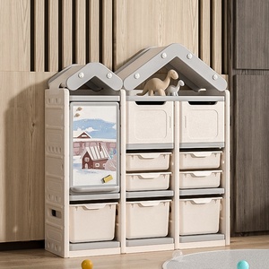 Libreria Moderna per Bambini con Ampio Spazio e <span class=keywords><strong>Armadio</strong></span> Portaoggetti per Giocattoli, Guardaroba per <span class=keywords><strong>Cameretta</strong></span> - Product Image 5