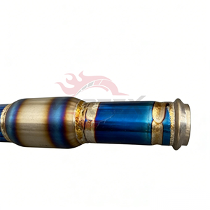 Système d'échappement Vortex Performance Titanium compatible avec BMW F22 F23 228i N20 2.0T Valvetronic, silencieux arrière avec tuyau de soudure à découpe en forme de pi. - Product Image 2