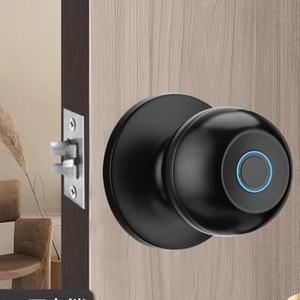 थोक बॉल आकार स्मार्ट डोरमेटरी दरवाजा पासवर्ड लॉक एल्यूमीनियम मिश्र धातु इलेक्ट्रॉनिक इनडोर कार्यालय लॉक फिंगरप्रिंट इलेक्ट्रॉनिक - Product Image 3