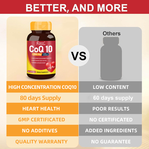 Fabricante de Suplementos de CoQ10 200mg de Marca Privada para Hombres y Mujeres, Apoyo para la Salud del Corazón, Las Mejores Cápsulas Blandas de CoQ10 - Product Image 4