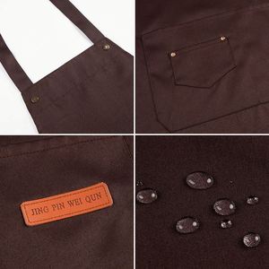 Tablier de cuisine coréen pour chef, uniforme de restaurant, tabliers personnalisables avec logo - Product Image 2
