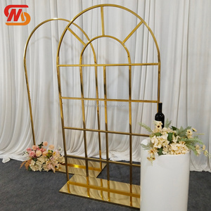 SMOOTH Event Decor Metal <b>Arch</b> <b>Frame</b> Gold Stainless Steel Garden <b>Arch</b> Stand for Wedding Party Decoration - Product Image 4