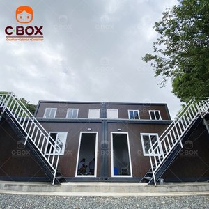 บ้านคอนเทนเนอร์เคลื่อนที่แบบถอดประกอบได้ ขนาด 20 ฟุต รุ่น Cbox แบบสองชั้น สำหรับสำนักงาน โรงแรม หรือหอพักสำเร็จรูป - Product Image 3
