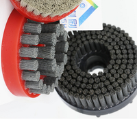 Brosse à disque ronde multifonctionnelle en oxyde d'aluminium, outil industriel pour le débavurage de tubes et l'élimination de la poussière, qualité DIY, personnalisable OEM