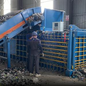 Machine d'emballage de déchets écologiques en PU/PVC, compacteur de déchets en plastique PU/PVC, équipement de pressage - Product Image 4