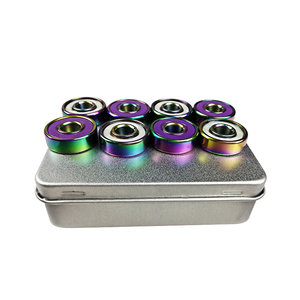Roulement en céramique titane arc-en-ciel 608RS pour trottinette, skateboard, <span class=keywords><strong>longboard</strong></span>, haute vitesse, précision ABEC-11, logo OEM, haute qualité - Product Image 4