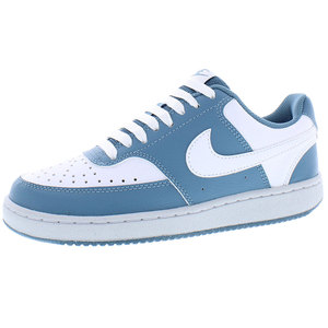 รองเท้าผู้หญิง Nike Court Vision Low Next Nature Leather สีขาว สีฟ้าสโมคกี้ สไตล์วอล์คกิ้ง - Product Image 1