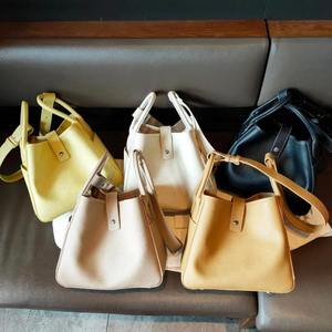 Sacs à main en cuir Andong pour femmes, cuir de vache véritable, sac à bandoulière tendance pour femmes, sac fourre-tout décontracté grande capacité 83048 - Product Image 1