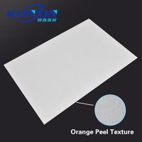 Plaque de diffusion d'éclairage en acrylique à haute transmission lumineuse Kunxin 1,2 mm 1,5 mm 2 mm Feuille de diffuseur LED givrée
