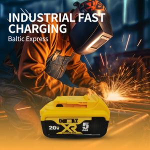 Premium Dewalt 5Ah Batterie 20V/18V für Elektro werkzeuge, Überlast-und Kurzschluss schutz, verlängerte Laufzeit, direkter Werks preis - Product Image 4