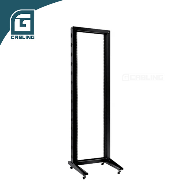 Gcabling 19 Inch 33u 600X600X1080mm Heavy Duty Metal Shelf Open Frame Server Network Cable Display Rack Open Frame From China