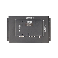 OEM ODM kecerahan tinggi 1000 Nits 10.1 inci Monitor bingkai terbuka tanpa layar sentuh HD-MI VGA BNC AV layar LCD USB untuk penggunaan luar ruangan