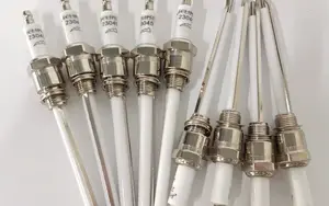 Ignition Electrode Ceramic Pipe Fittings Rod Burning Stick Burner Ignition Needle Spark Plug Ion Probe