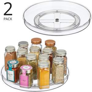 Organizador Giratorio de Acrílico Transparente para Cocina, Armario, Despensa - Product Image 2