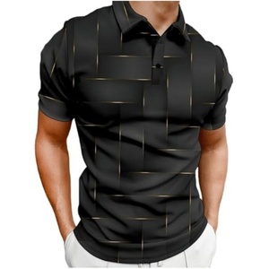 T-shirts décontractés pour hommes style streetwear en gros – T-shirts vierges 100 % polyester pour sublimation, T-shirts imprimés tendance pour l'été - Product Image 4