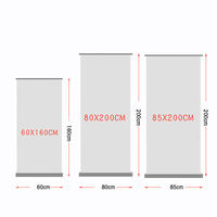 Bannière déroulante personnalisée en alliage d'aluminium à usage polyvalent pour la grande ouverture, l'ouverture de magasin, les événements professionnels