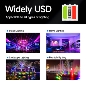 Hy Chất lượng cao <span class=keywords><strong>5050</strong></span> <span class=keywords><strong>Led</strong></span> RGB 48V <span class=keywords><strong>LED</strong></span> <span class=keywords><strong>SMD</strong></span> Tri ba màu sắc kép <span class=keywords><strong>SMD</strong></span> <span class=keywords><strong>LED</strong></span> chip cho xây dựng Ballast bóng đèn - Product Image 4
