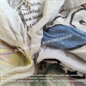 Trapos de Algodón Blancos Estampados IMPA 232906 para Limpieza Industrial, Eliminan Aceite y Agua - Product Image 4