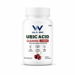 Cápsulas <span class=keywords><strong>de</strong></span> Limpieza <span class=keywords><strong>de</strong></span> Ácido Úrico 2100mg con Mezcla Herbal <span class=keywords><strong>de</strong></span> Cereza Ácida y Semilla <span class=keywords><strong>de</strong></span> Apio, Suplemento Dietético para Apoyo Inmunológico en Adultos, Marca Privada OEM - Product Image 1
