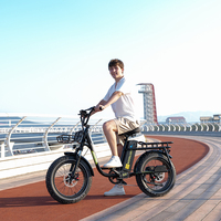 Bicicleta Eléctrica de Carga KOOLUX X7 de 7 Velocidades, Batería de Litio de Largo Alcance, Cuadro de Aleación de Aluminio Digital, Doble Suspensión, APP